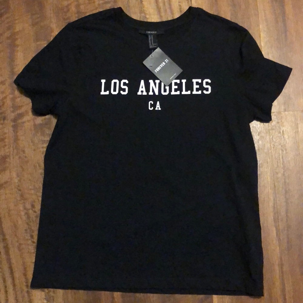 Never worn Forever 21 Black Tee